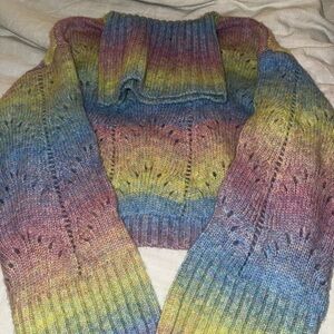 Lovers + Friends Rainbow Bryant Sweater